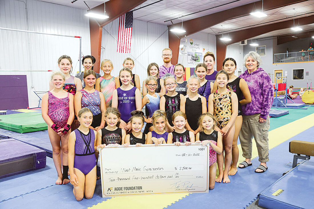 Gymagic Gymnastics receives grant from Aggie Foundation partnership